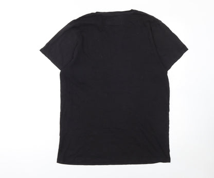 Snoop Dogg Men's Black Graphic Music T-Shirt Size L Vintage