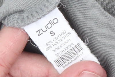 Zudio Men's Grey Explore Graphic Crew Neck Short Sleeve T-Shirt Size S