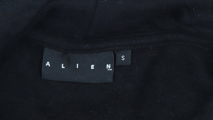 Mens UK Size S Alien Black Pullover Hoodie