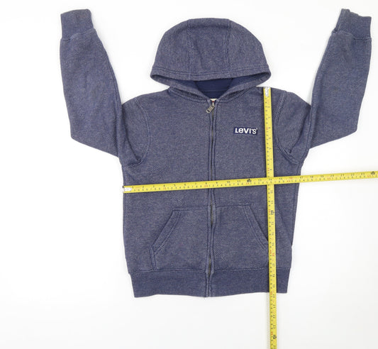 Boys UK Size 12 Years Levi's Blue Full Zip Hoodie