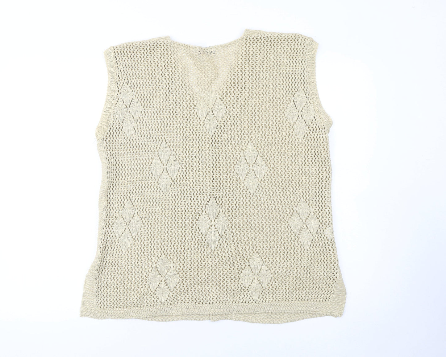 Womens UK Size S Pulse Beige Cardigan Jumper