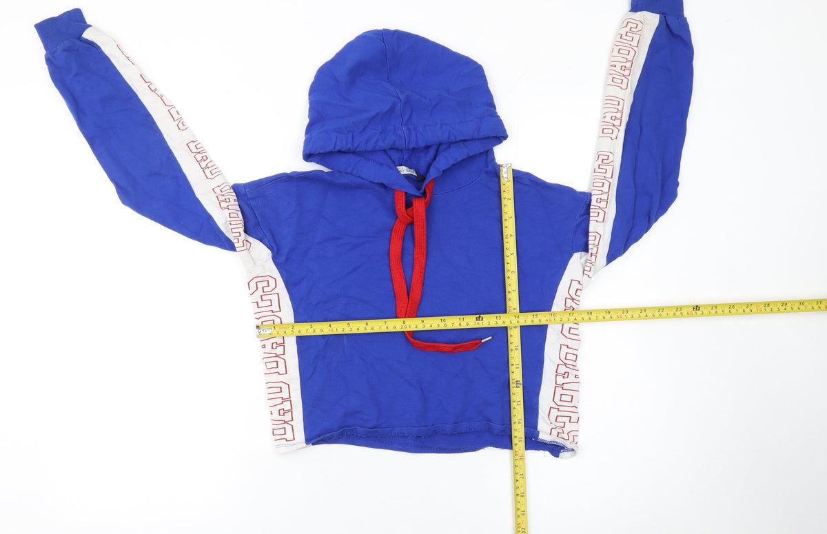 Womens UK Size 8 Select Blue Pullover Hoodie