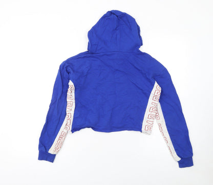 Womens UK Size 8 Select Blue Pullover Hoodie