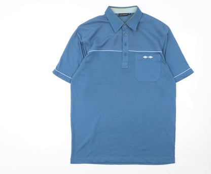 Mens UK Size M Tom Hagan Polyester Blend Polo Shirt