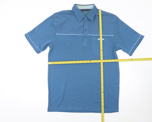 Mens UK Size M Tom Hagan Polyester Blend Polo Shirt