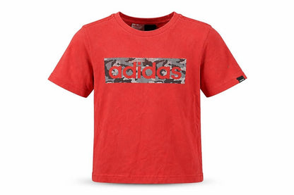 Boys UK Size 11-12 Years adidas Red Basic T-Shirt