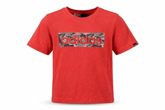 Boys UK Size 11-12 Years adidas Red Basic T-Shirt