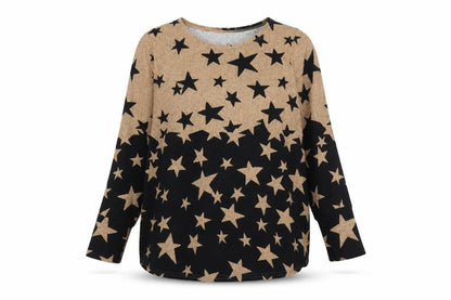 Womens UK Size 12 Apricot Black Pullover Jumper