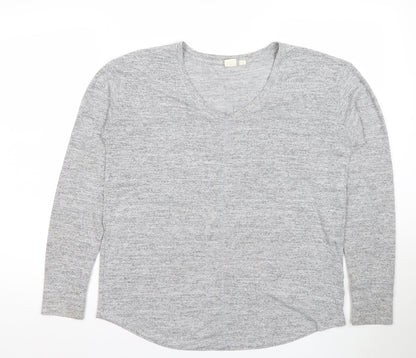 Womens UK Size S Gap Grey Basic T-Shirt
