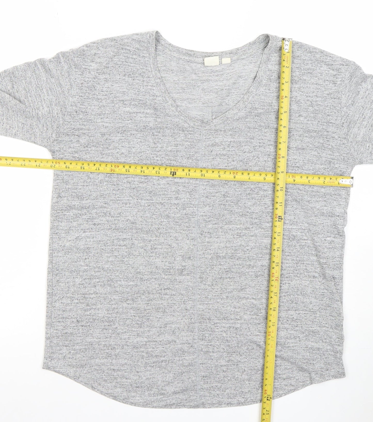 Womens UK Size S Gap Grey Basic T-Shirt