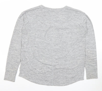 Womens UK Size S Gap Grey Basic T-Shirt