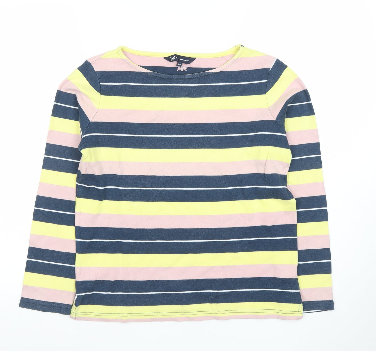 Womens UK Size 10 Crew Clothing Company Multicoloured Basic T-Shirt