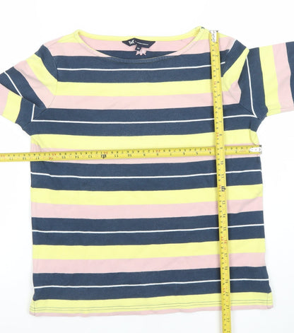 Womens UK Size 10 Crew Clothing Company Multicoloured Basic T-Shirt