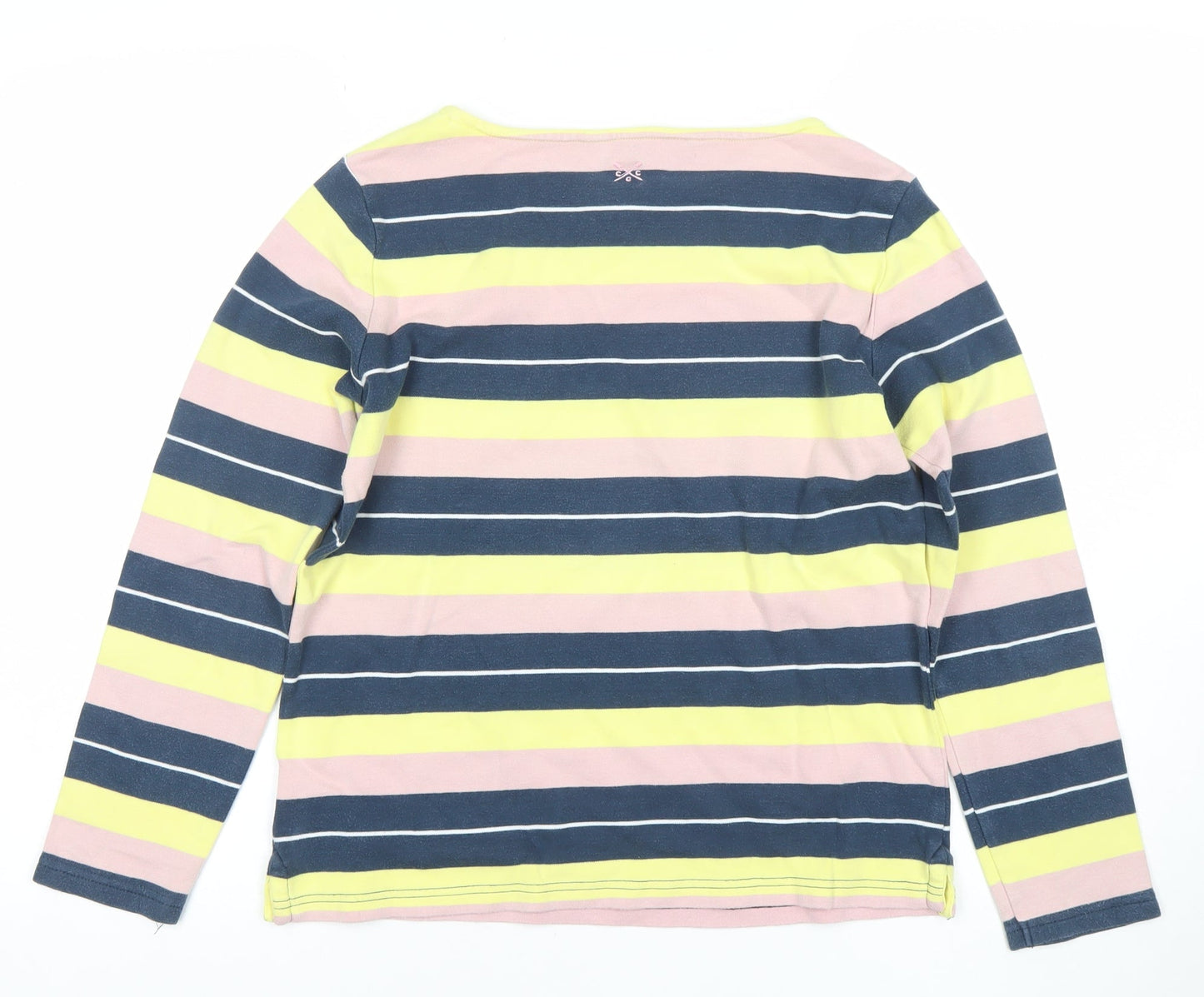 Womens UK Size 10 Crew Clothing Company Multicoloured Basic T-Shirt