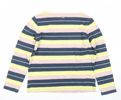 Womens UK Size 10 Crew Clothing Company Multicoloured Basic T-Shirt