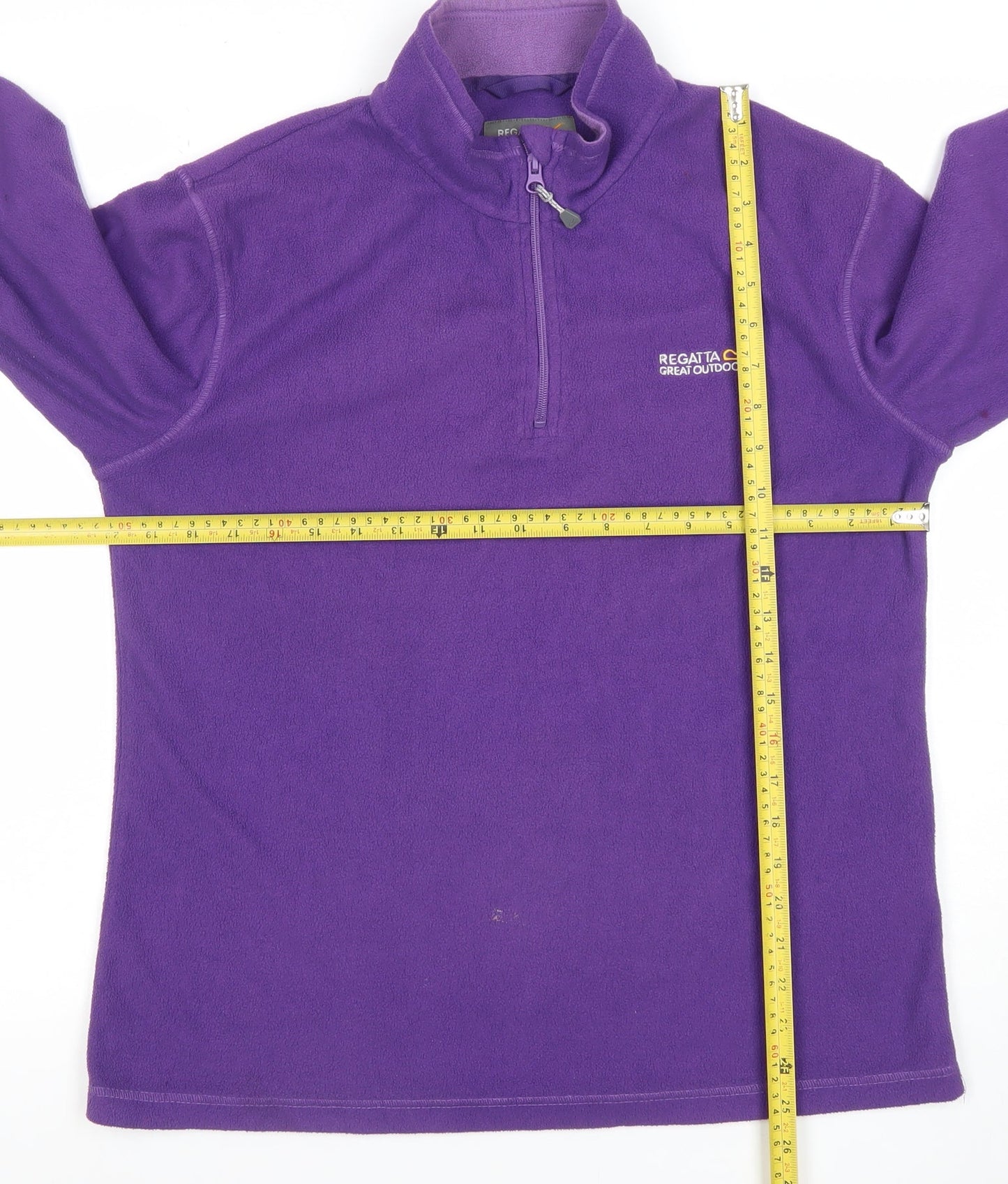 Regatta Great Outdoors Women’s Purple Fleece Half Zip Sweatshirt UK14