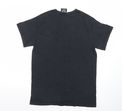 Thrasher Black Men's Small Graphic Skateboarding Cotton T-Shirt
