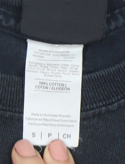 Thrasher Black Men's Small Graphic Skateboarding Cotton T-Shirt