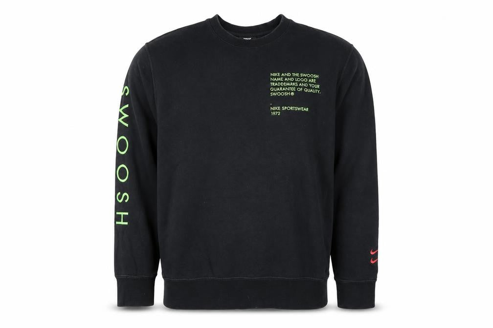 Mens UK Size S Nike Black Pullover Sweatshirt