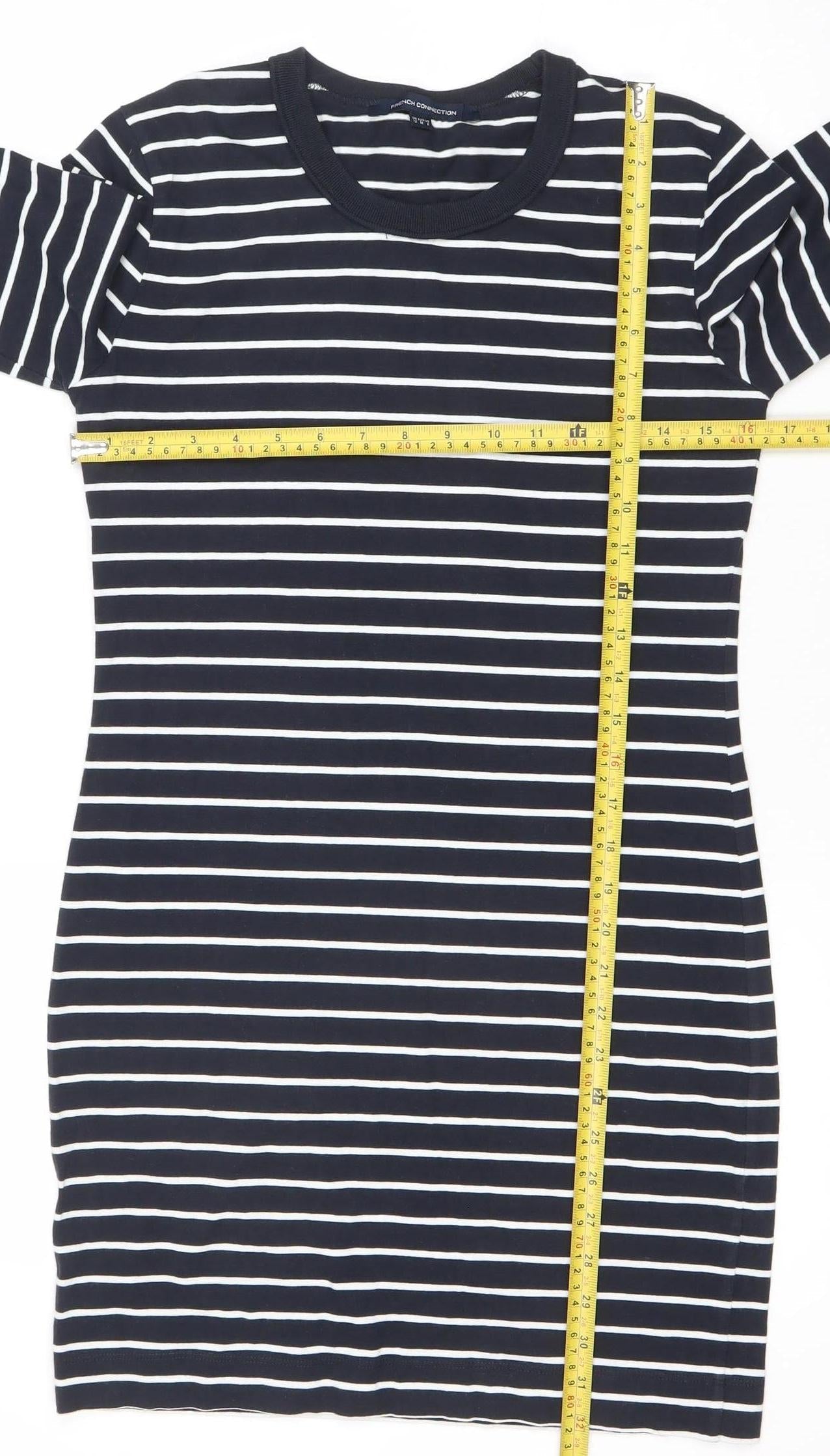 Womens UK Size 12 French Connection T-Shirt Dress