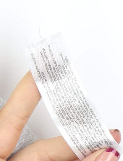 Primark Boys Grey Mickey Mouse Hoodie 11-12 Years Pullover Graphic Print