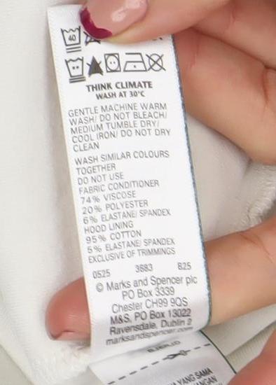 Womens UK Size XS Marks and Spencer Ivory Pullover Hoodie