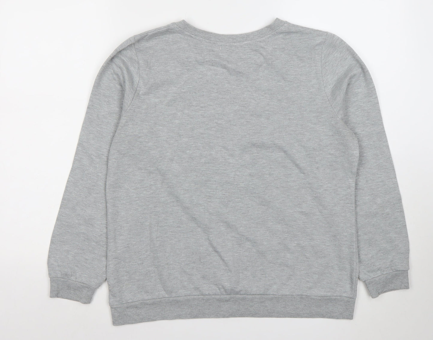 Womens UK Size 14 Papaya Grey Pullover Sweatshirt