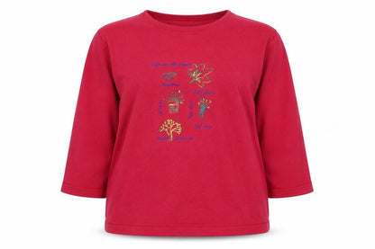Womens UK Size 20 Casualwear Red Pullover Sweatshirt