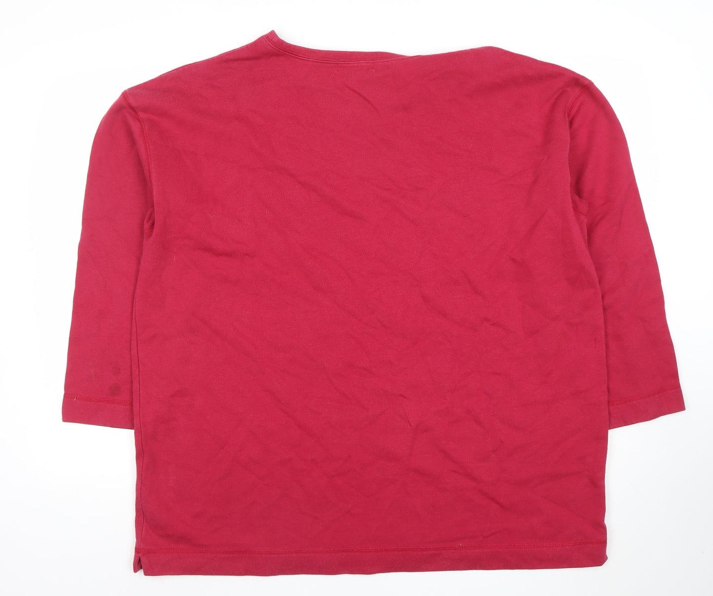 Womens UK Size 20 Casualwear Red Pullover Sweatshirt