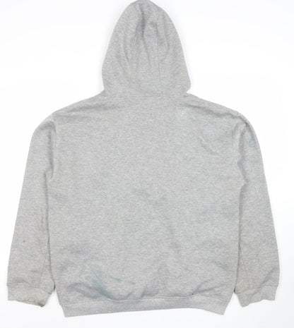 Mens UK Size S Samsousan Grey Pullover Hoodie