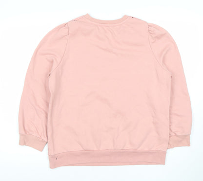 Teens UK Size 7-8 Palmer Pink Pullover Sweatshirt