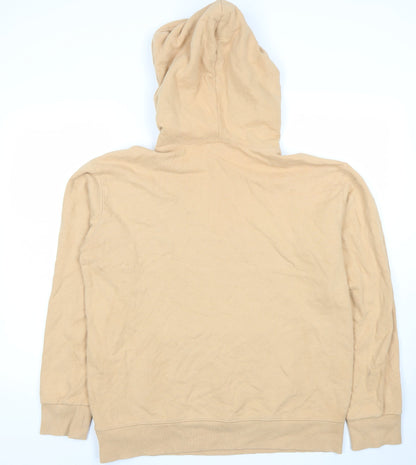 Womens UK Size M WHO.A.U Beige Pullover Hoodie