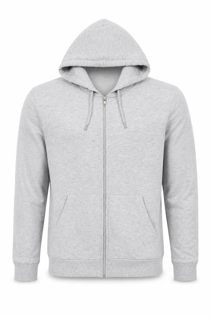 Mens UK Size M Topman Grey Full Zip Hoodie