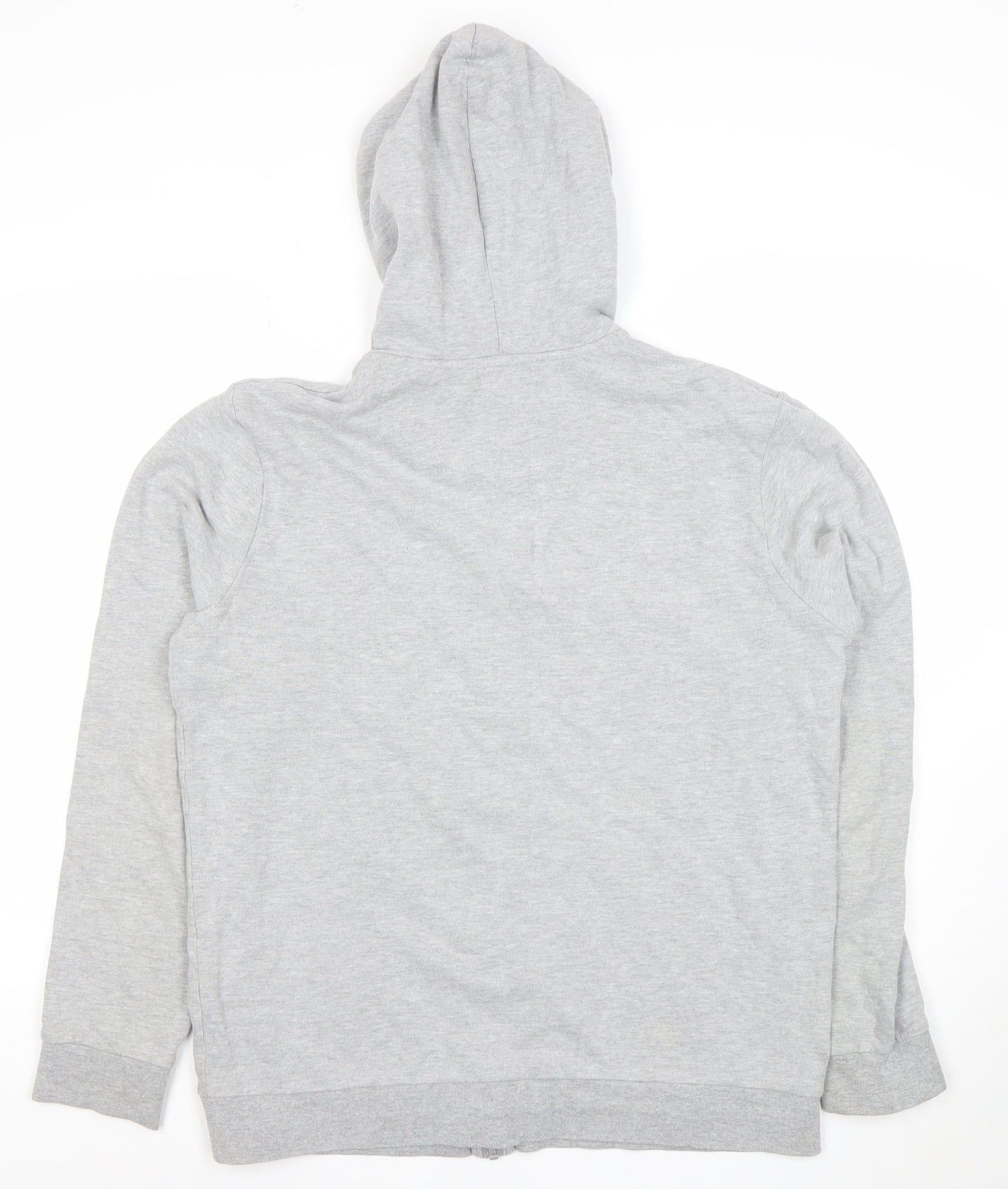 Mens UK Size M Topman Grey Full Zip Hoodie