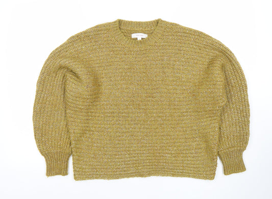 Womens UK Size 12 Marks and Spencer Green Pullover Jumper
