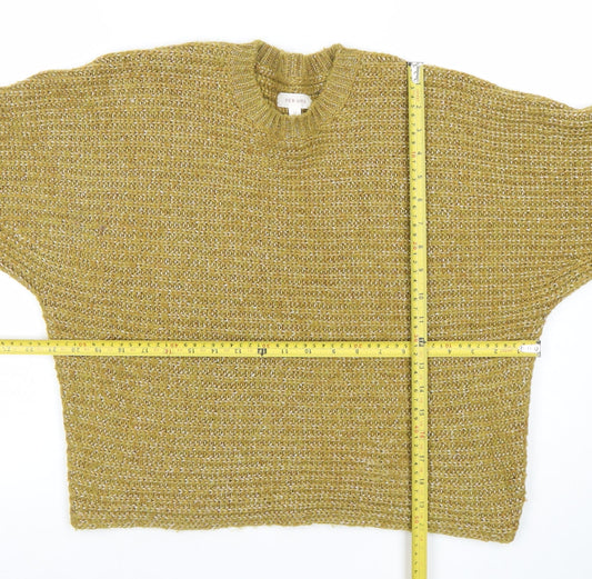 Womens UK Size 12 Marks and Spencer Green Pullover Jumper