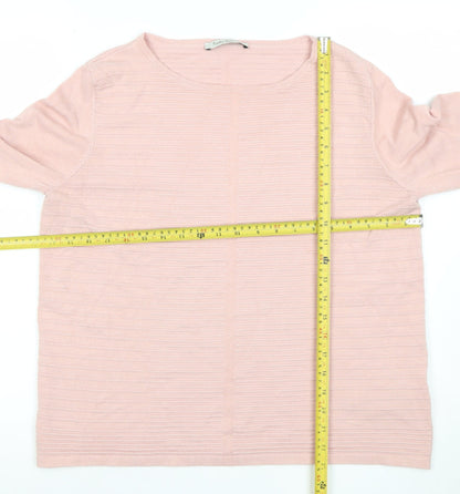 Womens UK Size 12 Betty Barclay Pink Pullover Jumper