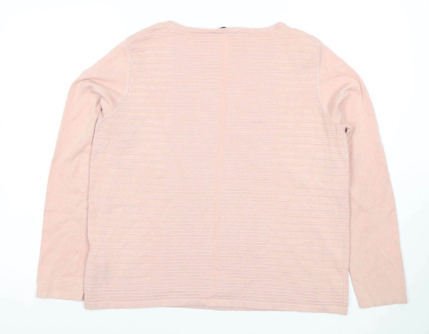 Womens UK Size 12 Betty Barclay Pink Pullover Jumper