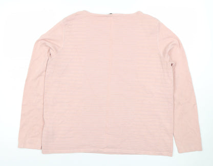 Womens UK Size 12 Betty Barclay Pink Pullover Jumper