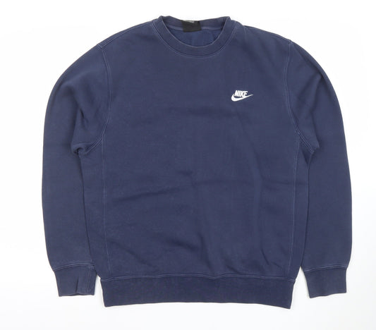 Mens UK Size S Nike Blue Pullover Sweatshirt