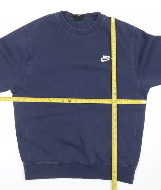 Mens UK Size S Nike Blue Pullover Sweatshirt