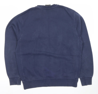 Mens UK Size S Nike Blue Pullover Sweatshirt