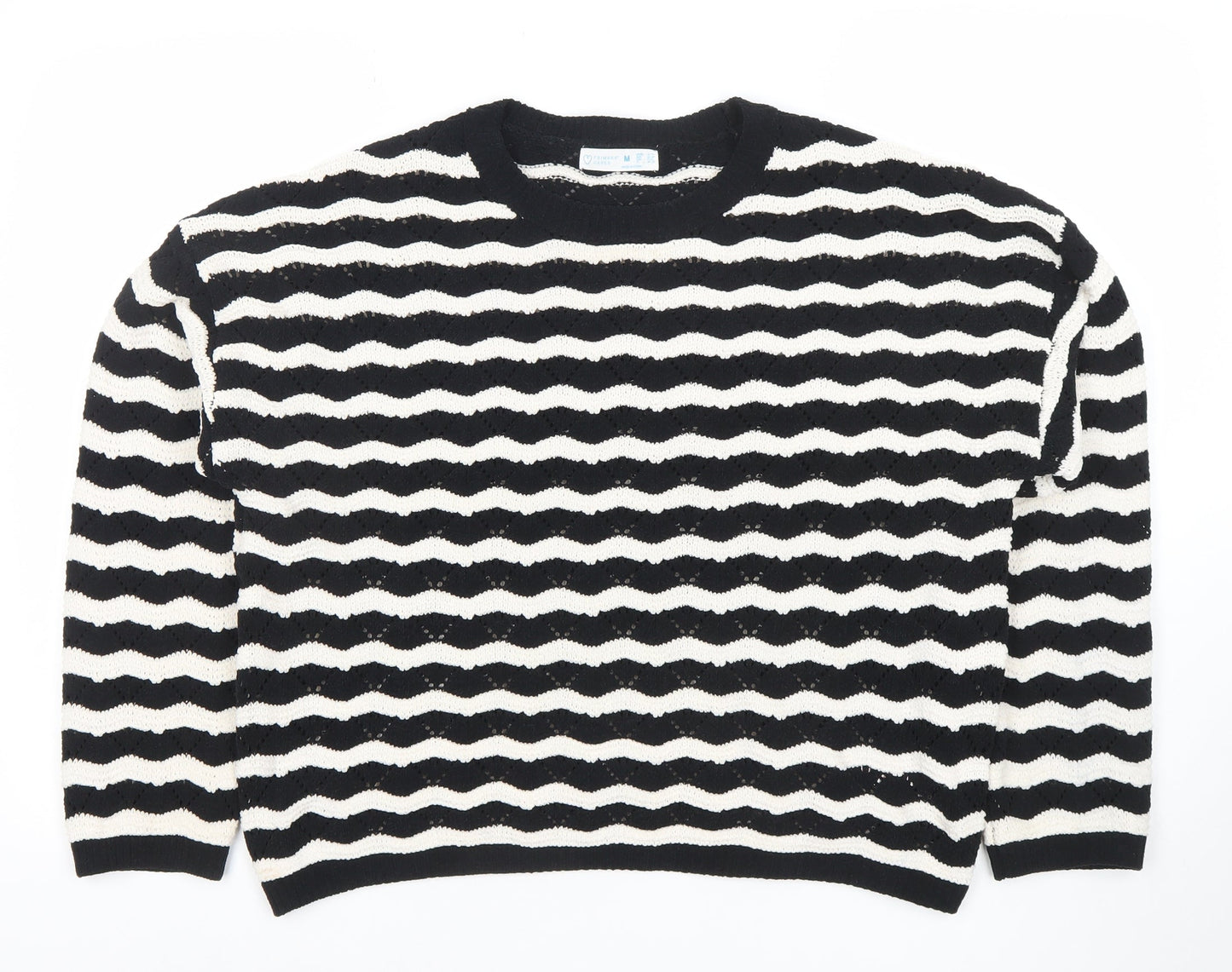 Womens UK Size M Primark Black Pullover Jumper