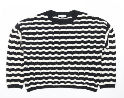 Womens UK Size M Primark Black Pullover Jumper