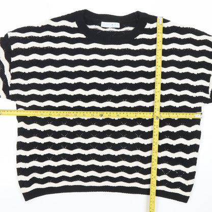 Womens UK Size M Primark Black Pullover Jumper