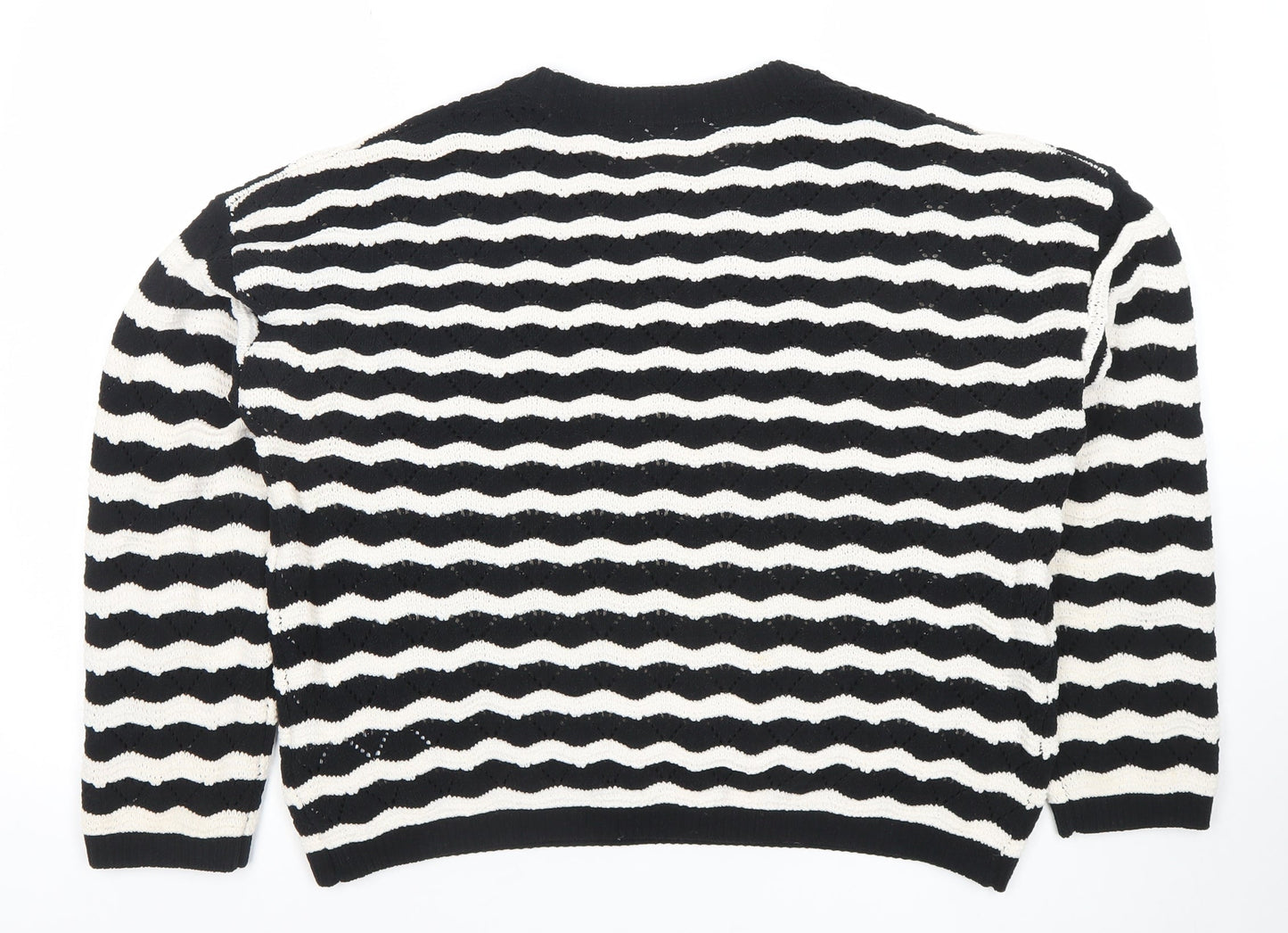 Womens UK Size M Primark Black Pullover Jumper