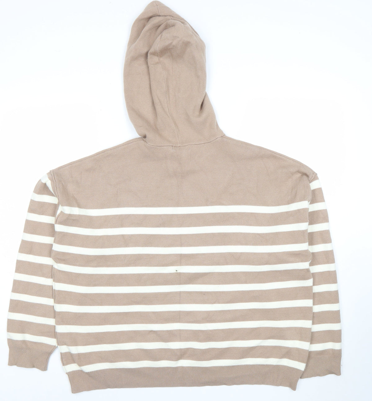 Womens UK Size 18 Alice Collins Beige Pullover Hoodie