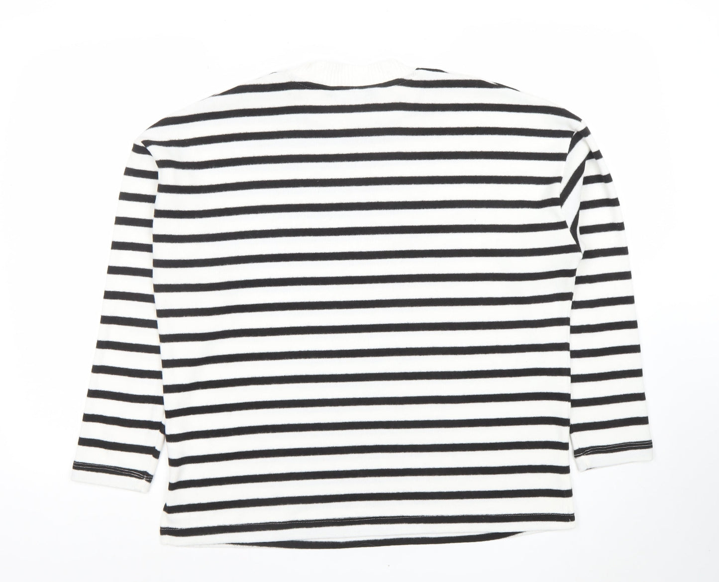 Womens UK Size M F&F White Pullover Jumper