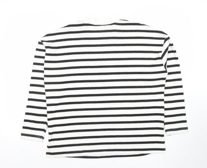 Womens UK Size M F&F White Pullover Jumper