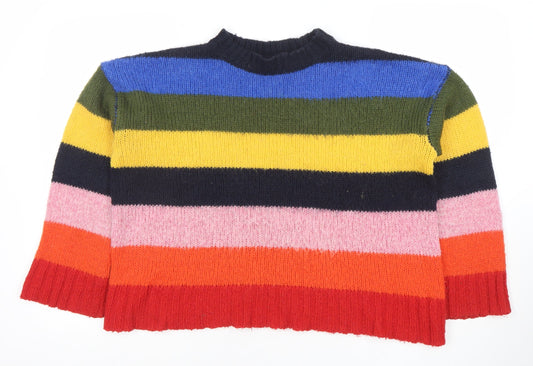 Womens UK Size XS BDG Multicoloured Pullover Jumper